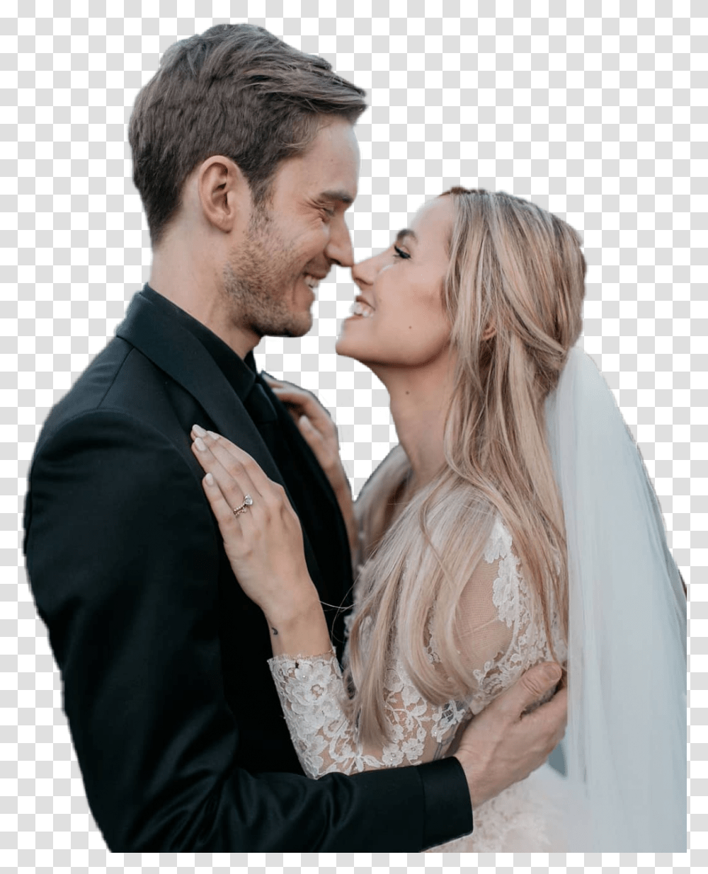 Marziapie Pewdiepie Wedding Felixkjellberg Marziabisagonin, Person, Dating, Suit Transparent Png