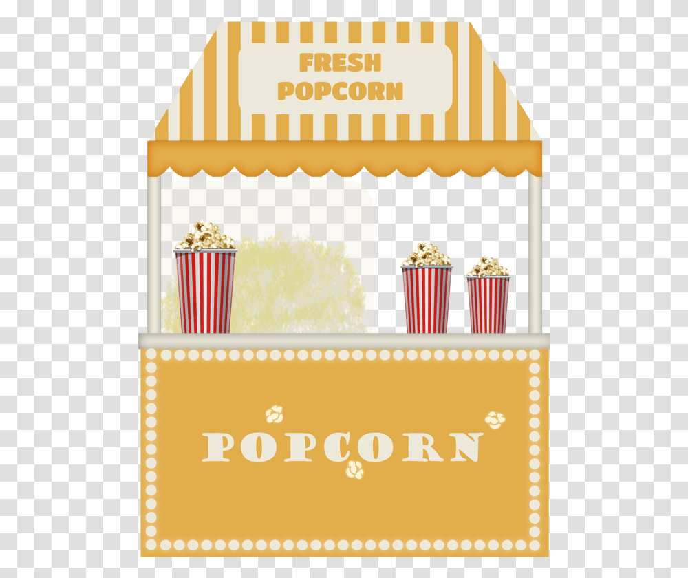 Mas Popcorn Cotton Candy Booth Clipart, Food, Snack, Sweets Transparent Png
