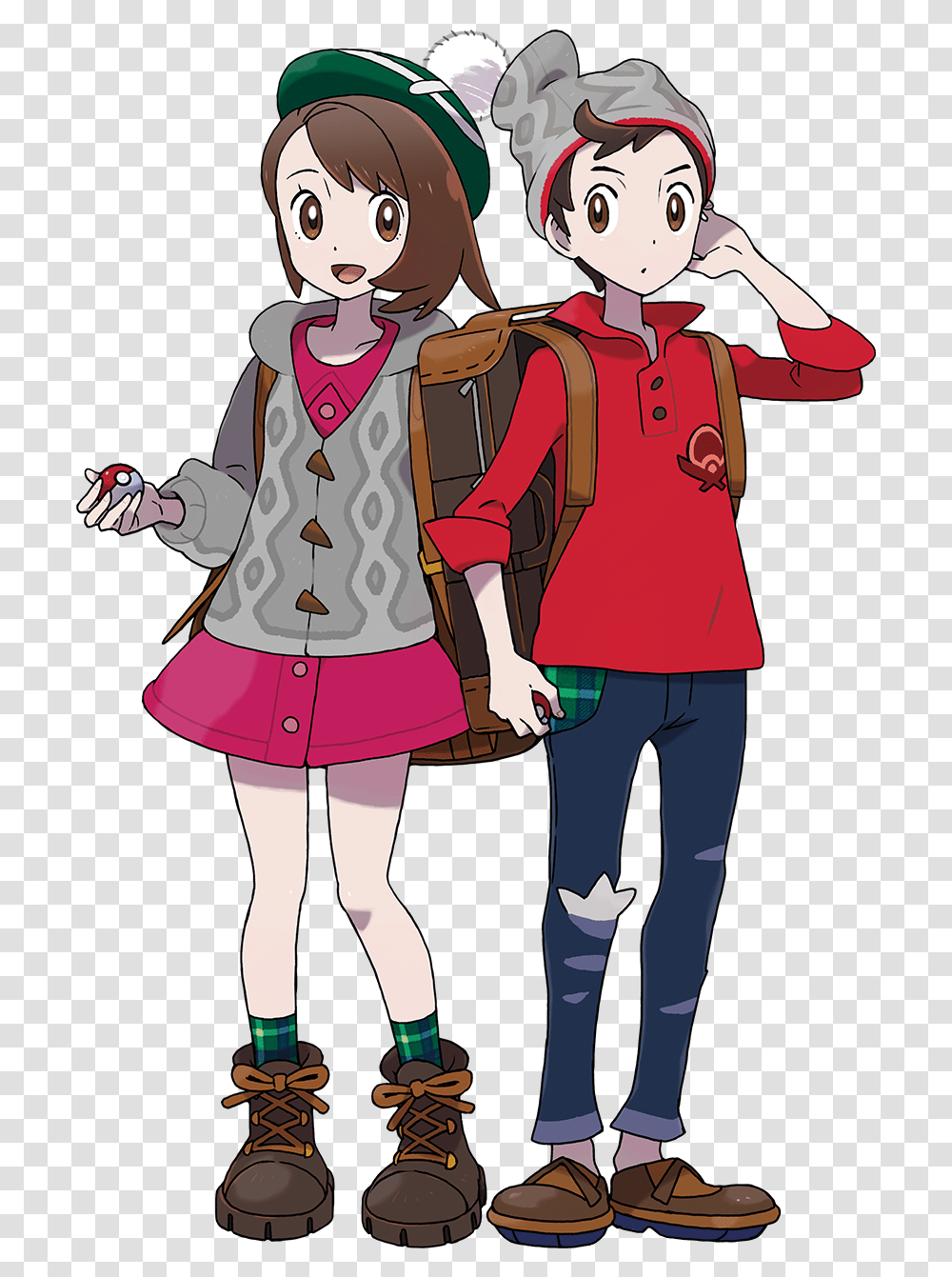 Masaru Va Yuri Pokemon Sword And Shield Characters, Shoe, Person, People Transparent Png