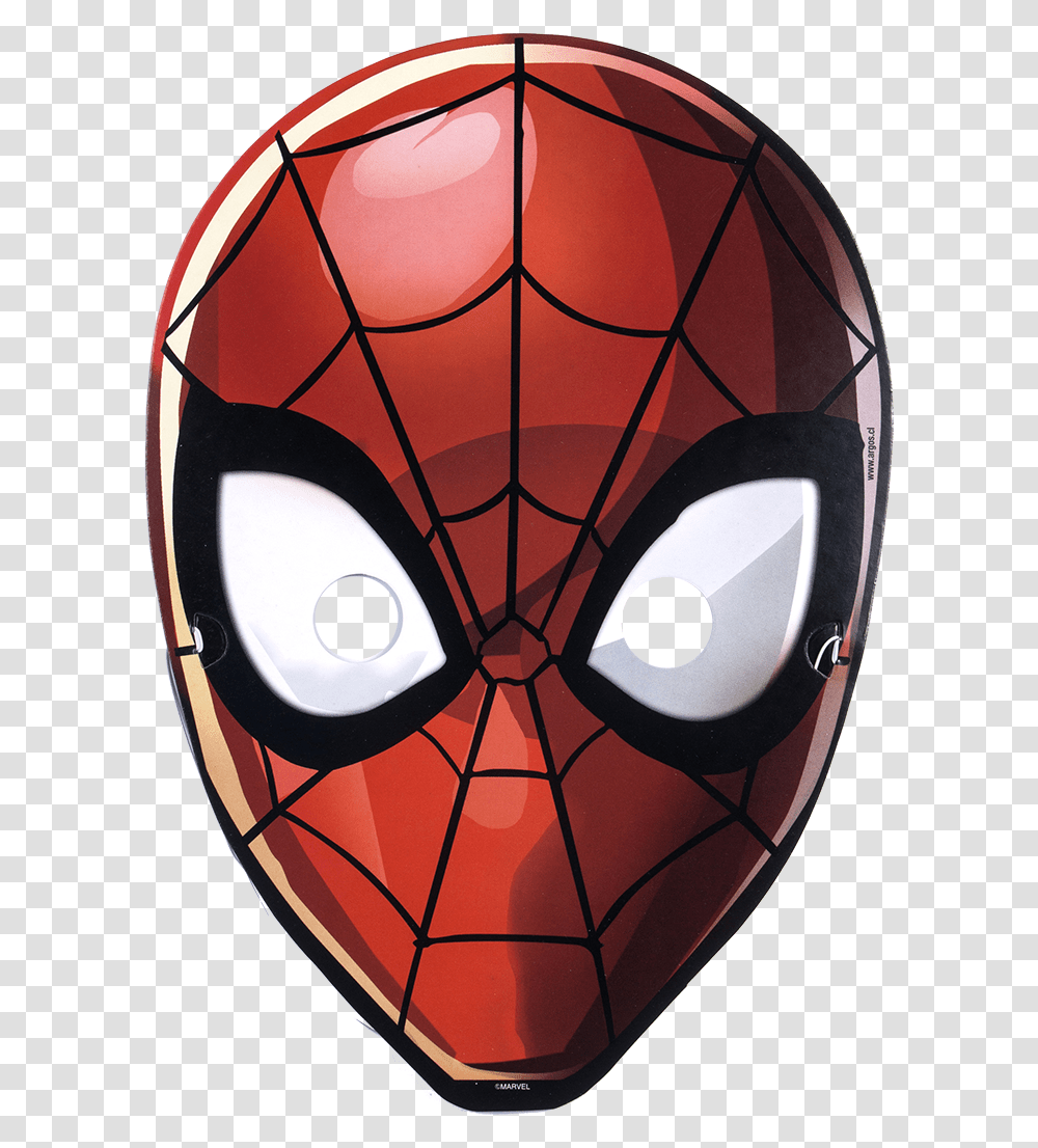 Mascara De Spiderman Dibujo, Mask, Soccer Ball, Football, Team Sport Transparent Png
