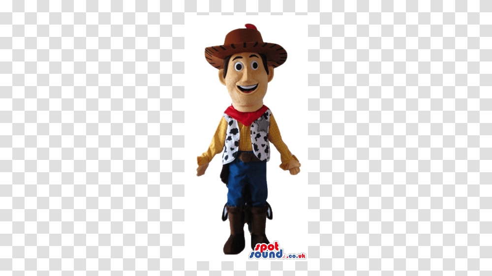 Mascot Costume Of Woody Cartoon, Doll, Toy, Person, Human Transparent Png