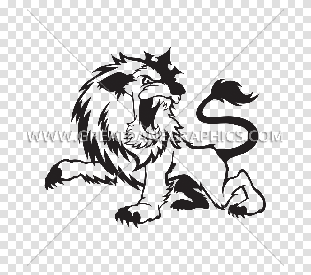 Mascot Drawing Roar Illustration, Painting, Hook, Stencil Transparent Png