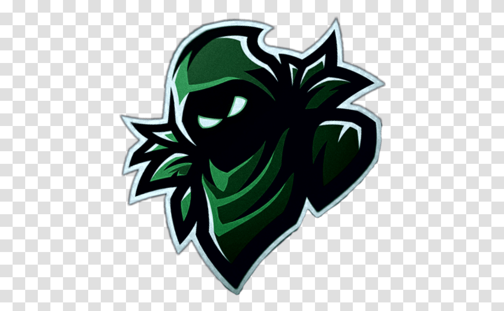Mascot Logo Fortnite Raven Clipart Fortnite, Graphics, Pattern, Light, Green Transparent Png