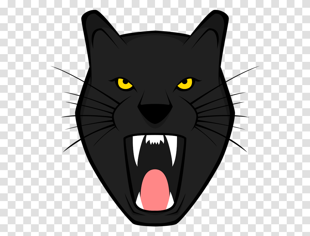 Mascot Logos Louis W Cat Yawns, Pet, Mammal, Animal, Black Cat Transparent Png