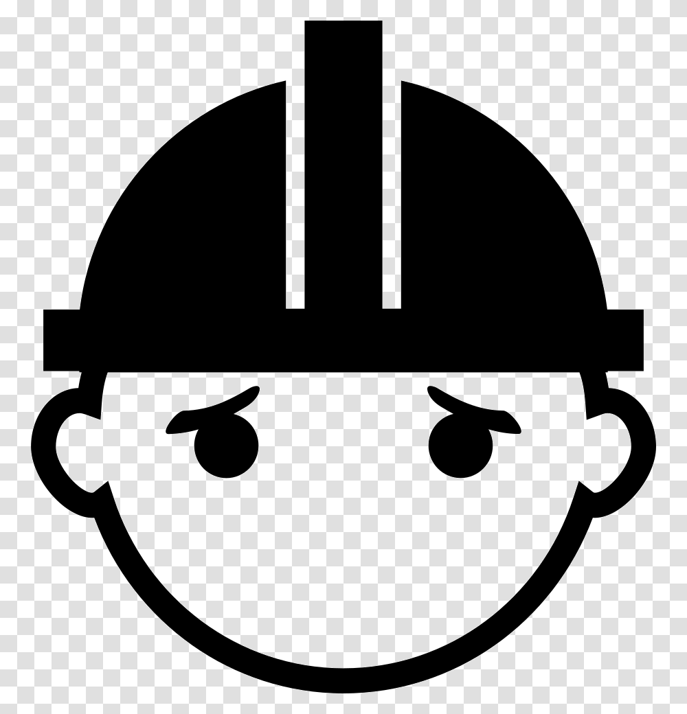 Mascot Sad Circle, Stencil, Logo, Trademark Transparent Png