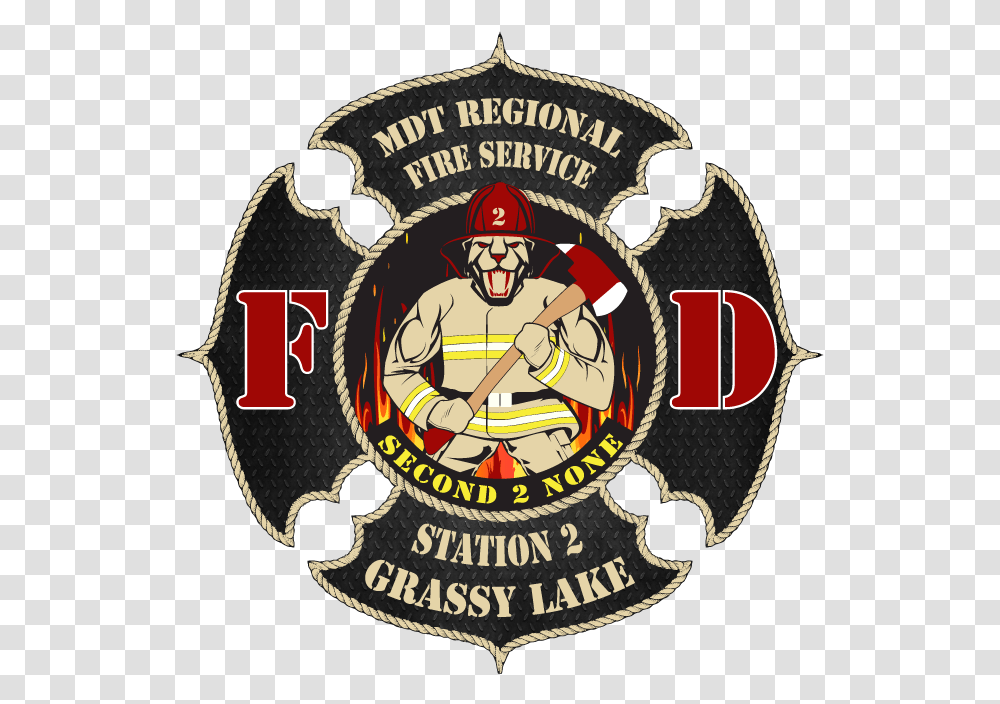 Masculine Bold Logo Design For Mdt Regional Fire Service Badge, Person, Human, Symbol, Emblem Transparent Png