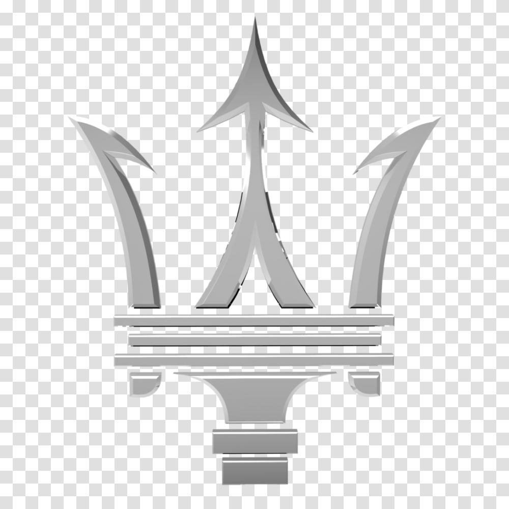 Maserati, Car, Trident, Emblem, Spear Transparent Png