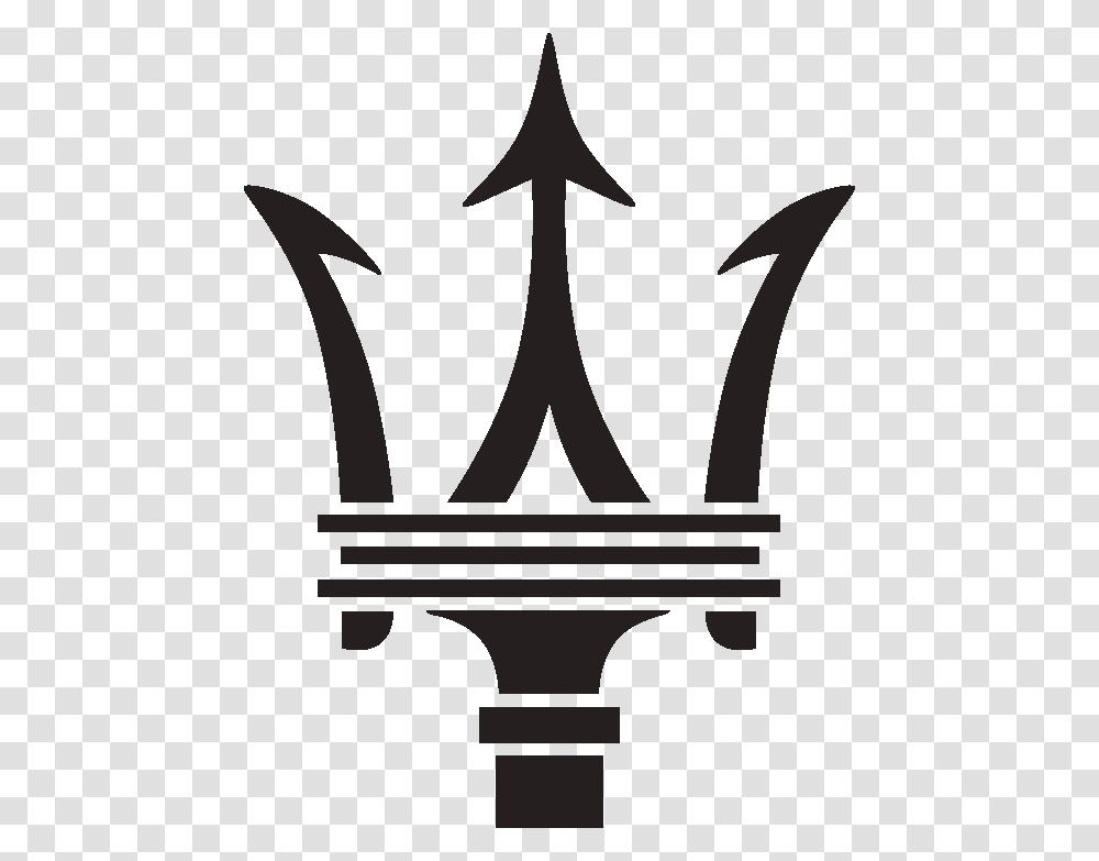 Maserati Logo, Emblem, Trident, Spear Transparent Png