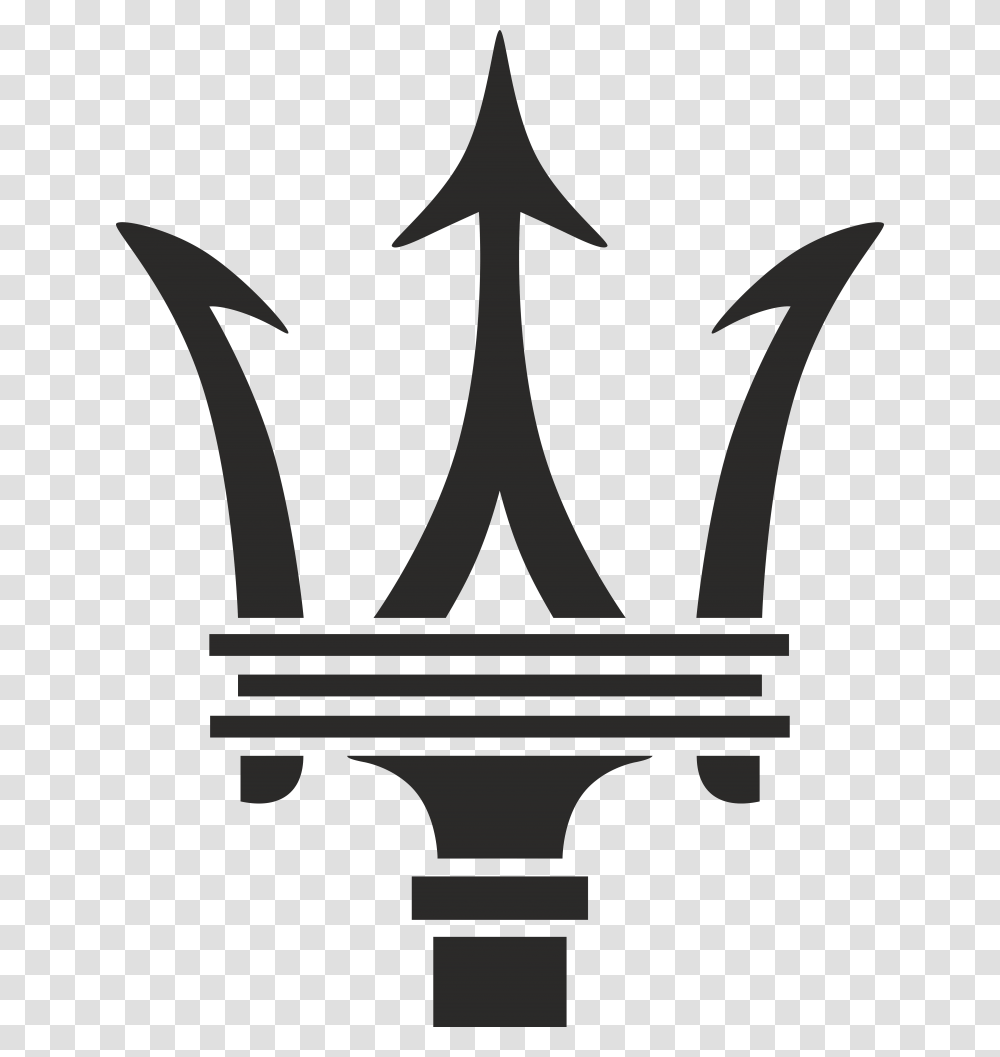 Maserati Logo, Emblem, Cross, Weapon Transparent Png