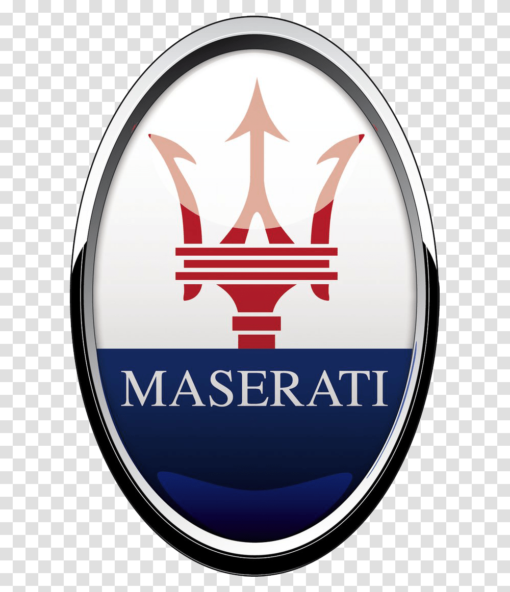 Maserati Maserati Car Logo, Emblem, Trademark, Weapon Transparent Png