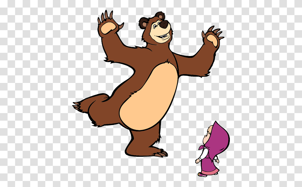 Masha And The Bear Clip Art Cartoon Clip Art, Mammal, Animal, Wildlife, Beaver Transparent Png