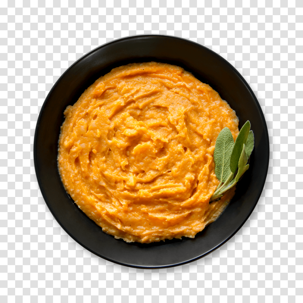 Mashed Sweet Potatoes Chefs Menu, Food, Plant, Meal, Dish Transparent Png