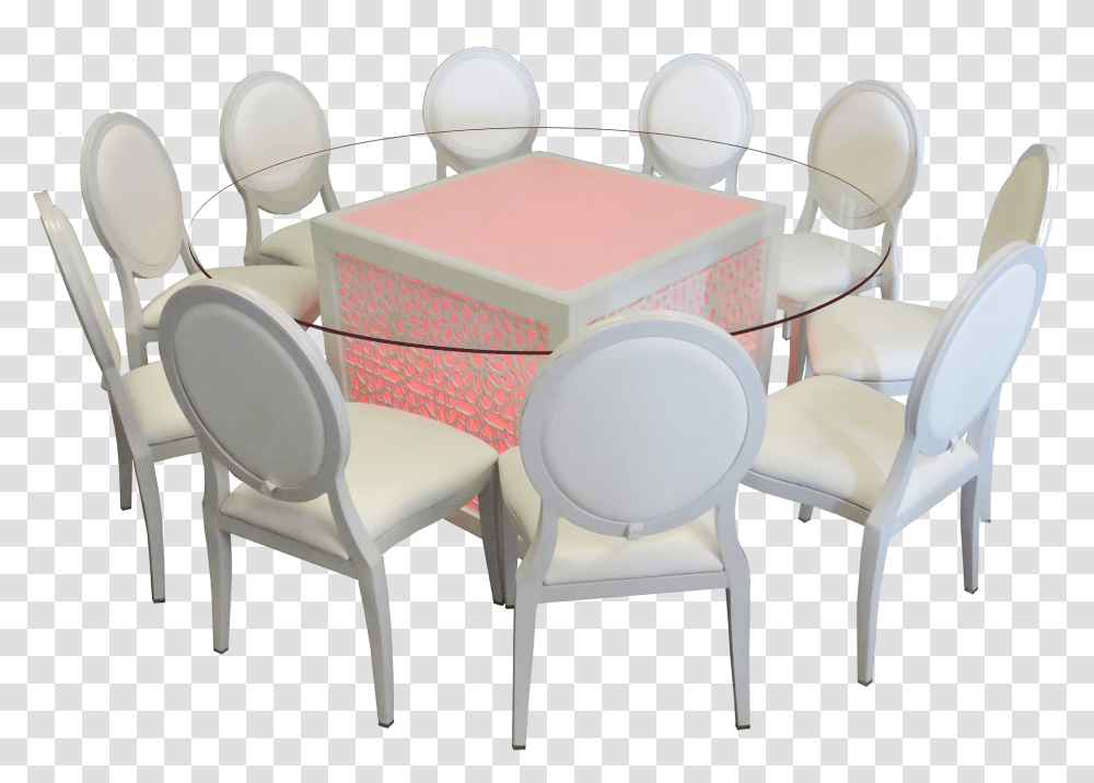 Mashrabiya Round Glass Dining Table With Dior Dining Dining Room, Chair, Furniture, Indoors, Tabletop Transparent Png