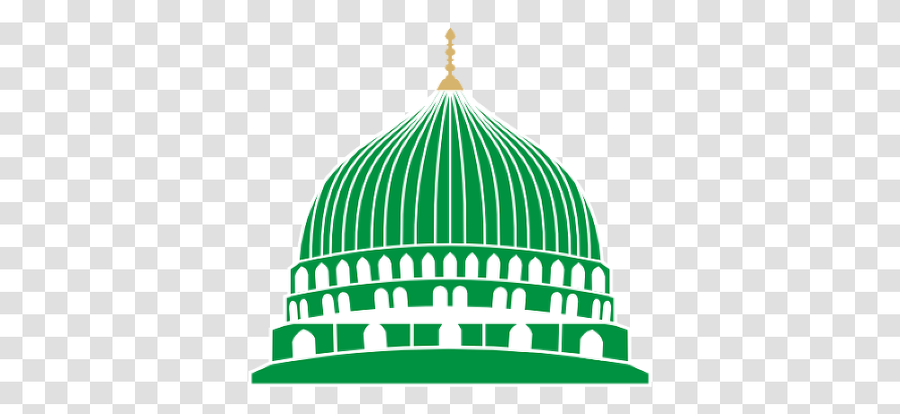 Masjid E Nabvi Vector Logo Gumbad E Khizra Vector, Dome, Architecture, Building, Clothing Transparent Png