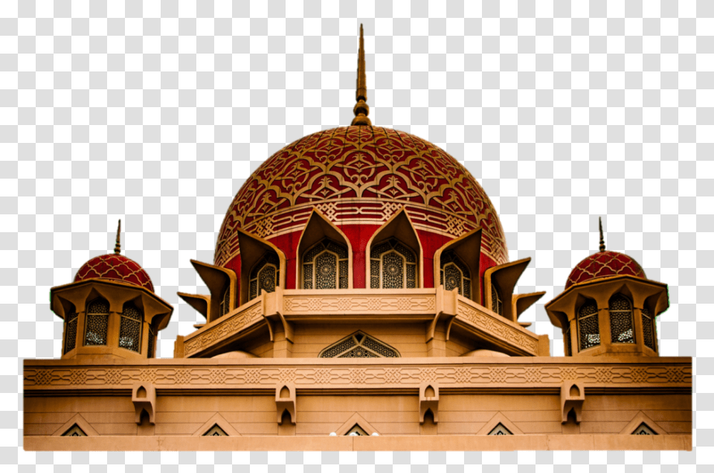 Masjid Putra Mosque, Dome, Architecture, Building Transparent Png