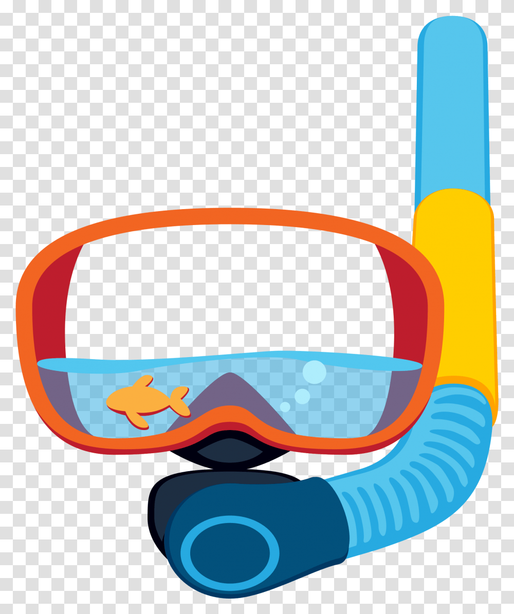 Mask And Snorkel Clipart Stiker Snorkeling, Goggles, Accessories, Accessory, Sunglasses Transparent Png