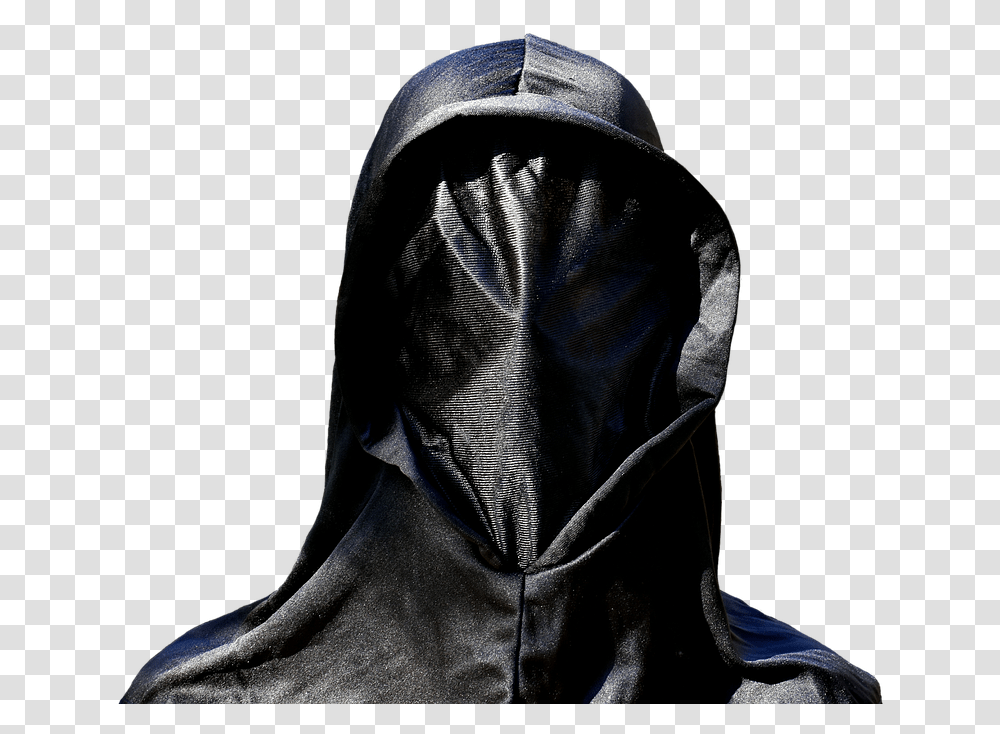 Mask Black Blank Anonymous Mysterious Masquerade, Apparel, Hood, Hoodie Transparent Png