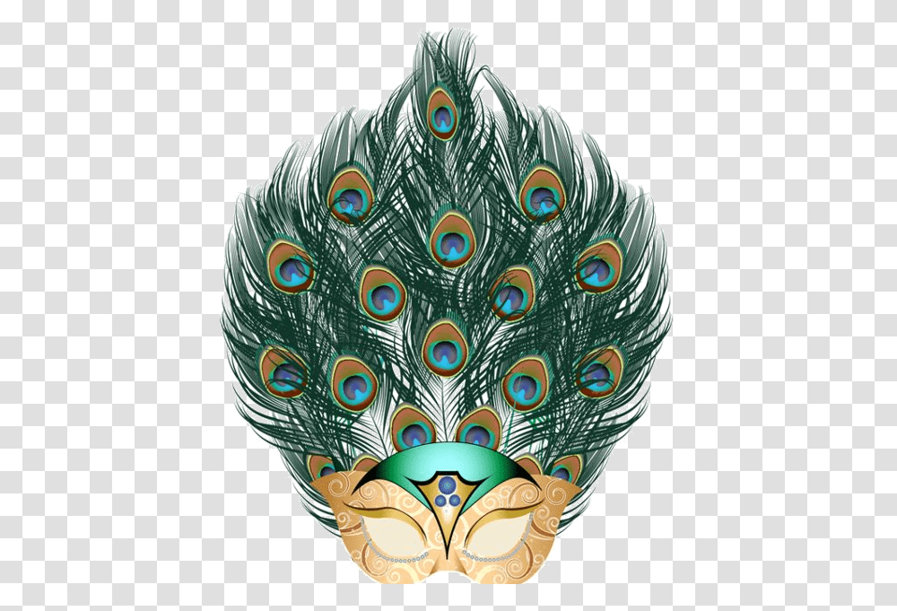 Mask Carnival Of Venice Feather Mardi Gras Masquerade, Bird, Animal, Chicken, Poultry Transparent Png
