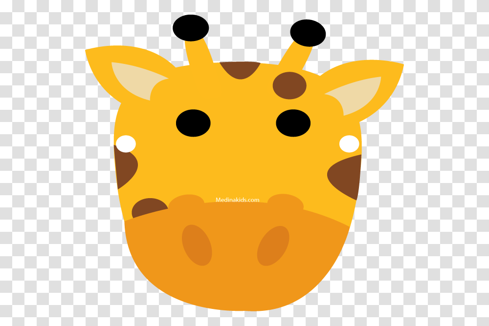 Mask Clipart Giraffe, Label, Lighting, Food Transparent Png