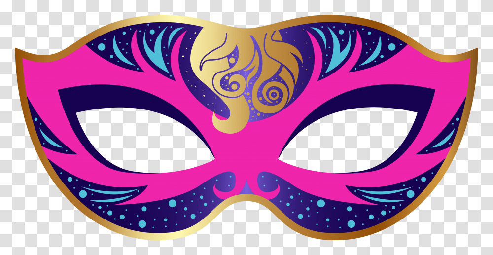 Mask Clipart Mask Carnival, Purple, Pattern Transparent Png