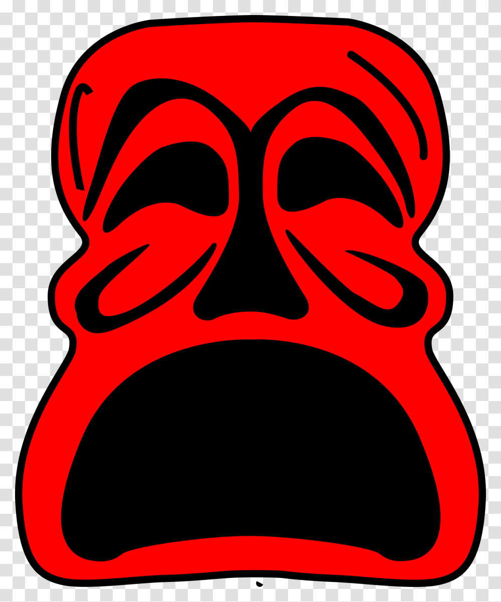 Mask Clipart Red, Dynamite, Head, Heart Transparent Png