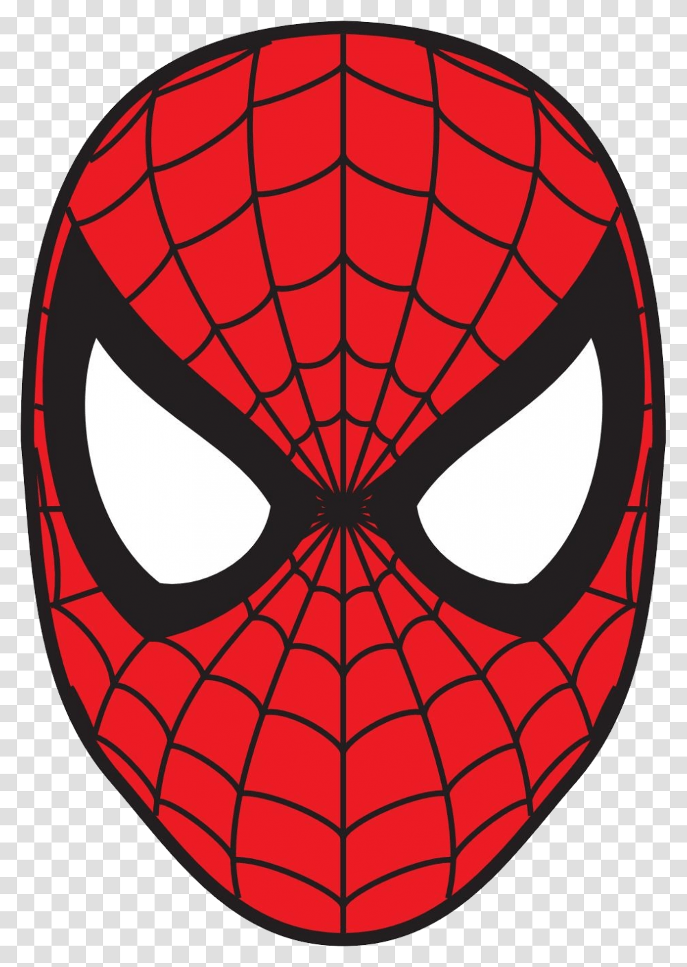Mask Clipart Spider Man Spiderman Face, Rug, Ball, Lamp, Transportation Transparent Png