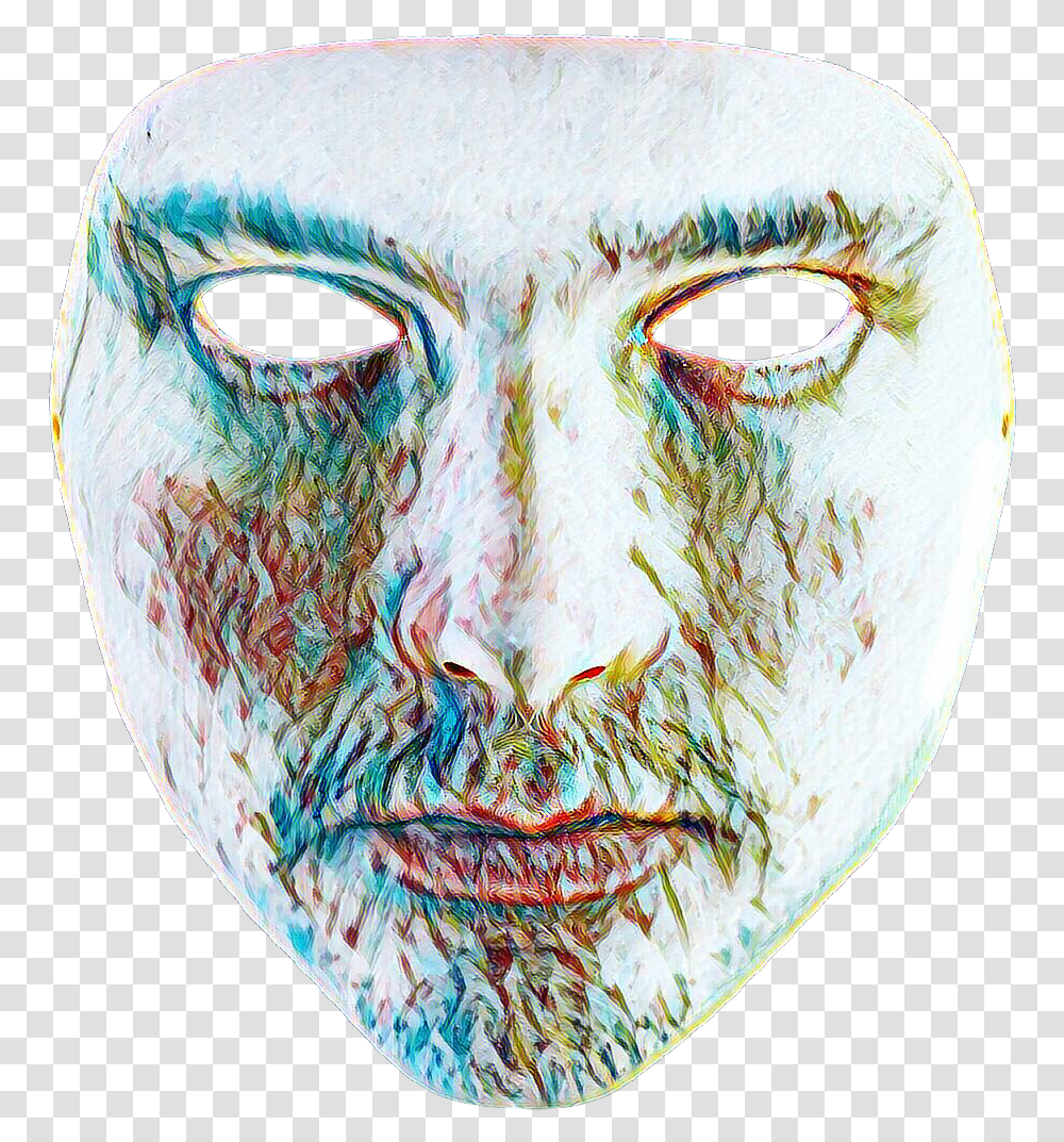 Mask Face Mask, Alien, Head, Painting Transparent Png