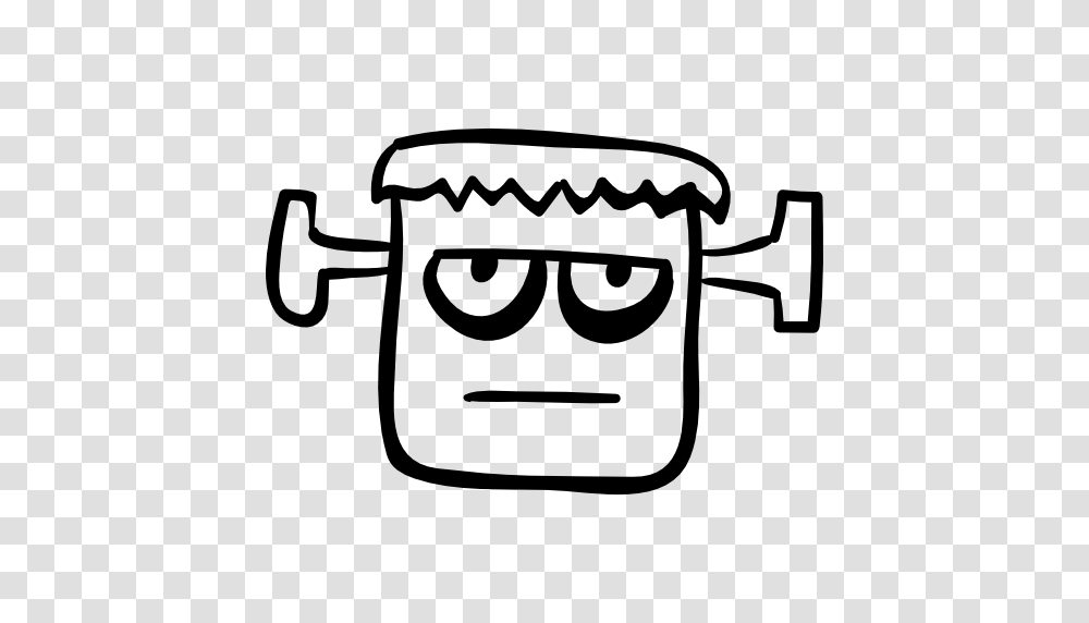 Mask Frankenstein Bad Monster Face Head Halloween Ugly Icon, Gray, World Of Warcraft Transparent Png