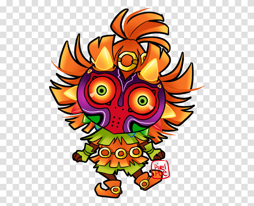 Mask Legend Of Zelda Chibi, Carnival, Crowd, Pattern, Dragon Transparent Png