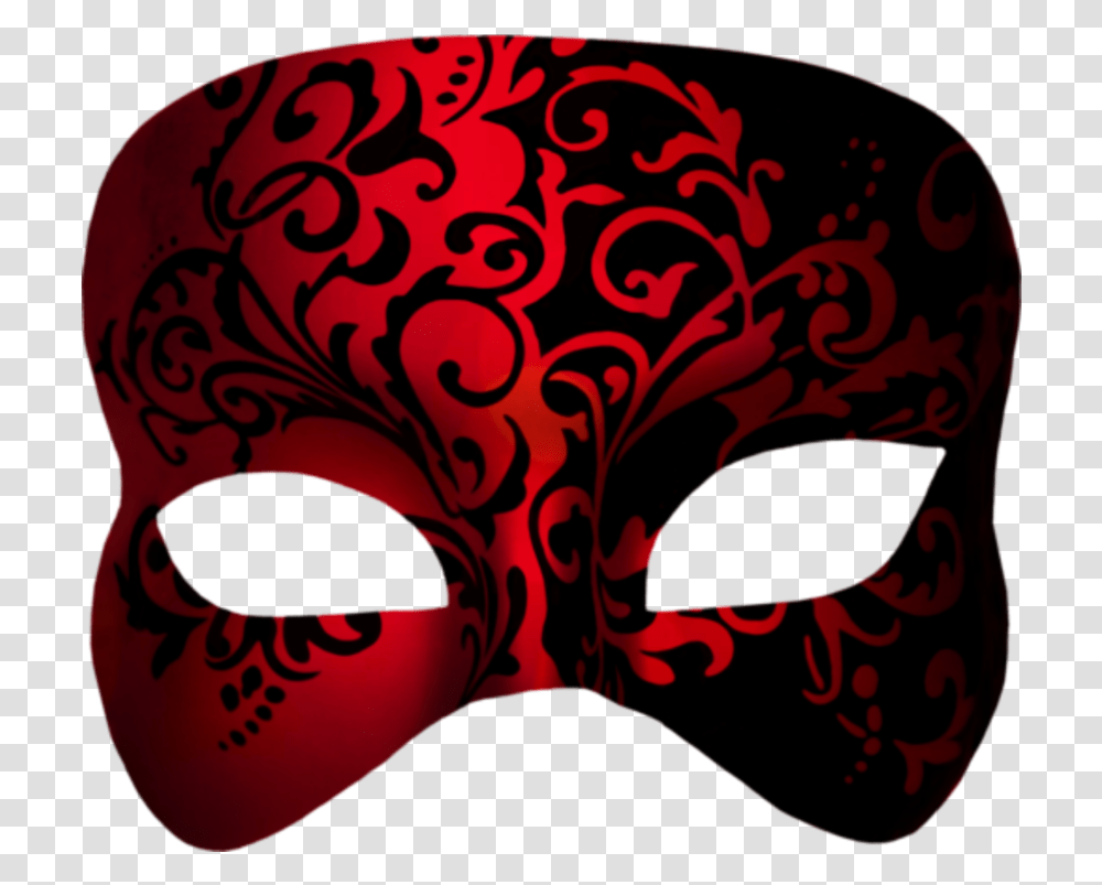 Mask Mascara Careta Antifaz Red Rojo Costume Black And Gold Masquerade Clipart Transparent Png