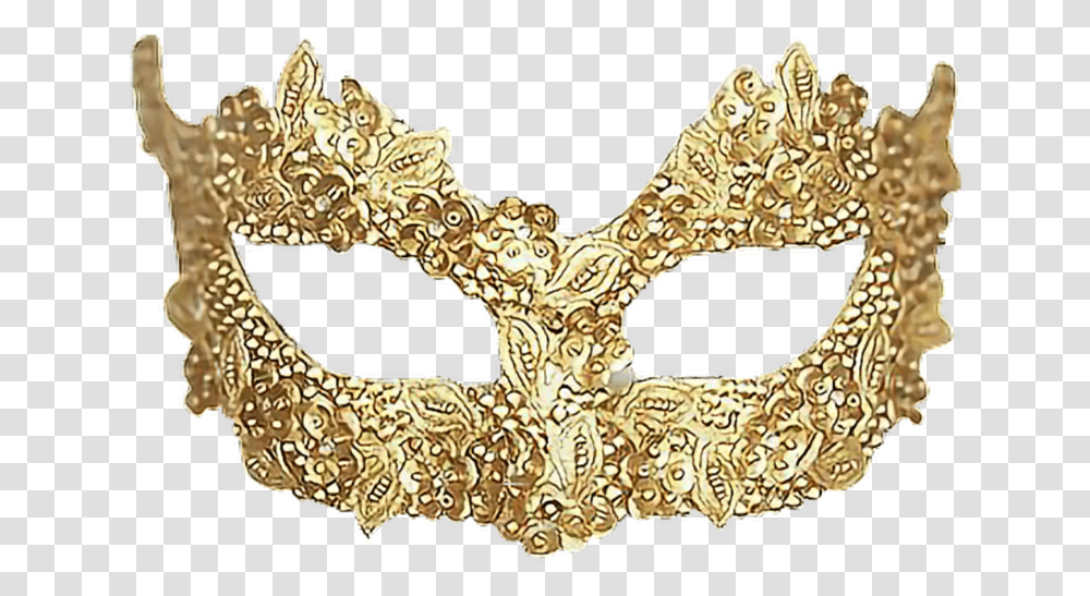 Mask Masks Gold Golden Ftestickers Tumblr, Accessories, Accessory, Jewelry, Bangles Transparent Png