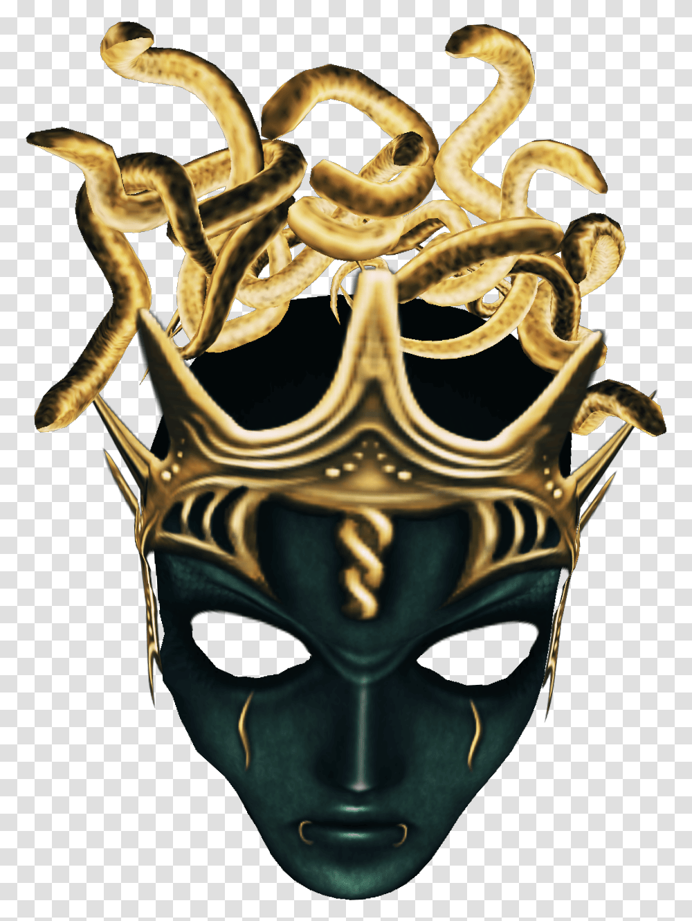 Mask Medusa Snakes Face Masque, Head Transparent Png