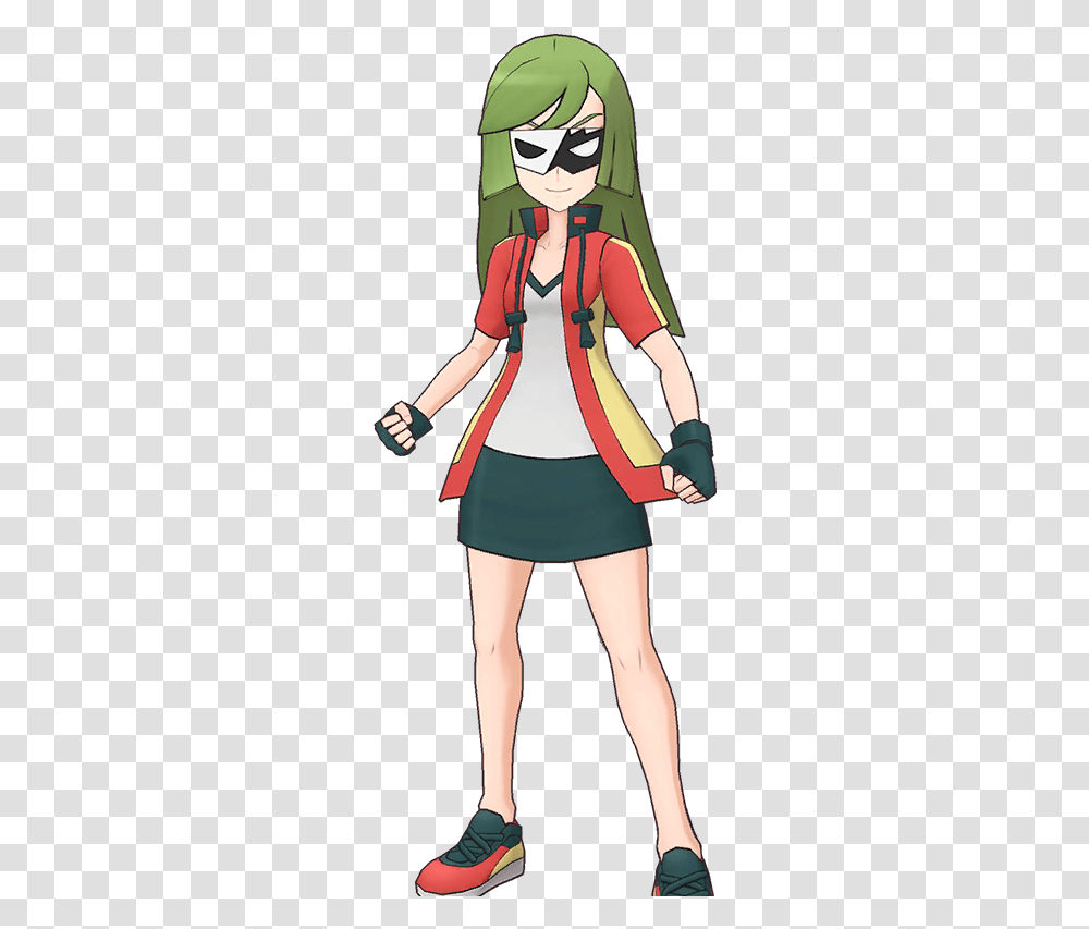 Masked Ace Trainer Pokemon Masters Wiki Gamepress Pokemon Trainer Ace, Costume, Person, Clothing, Shoe Transparent Png
