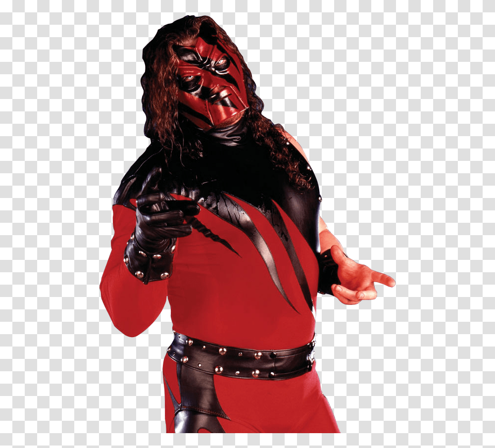 Masked Kane Attitude Era, Person, Costume, Skin Transparent Png