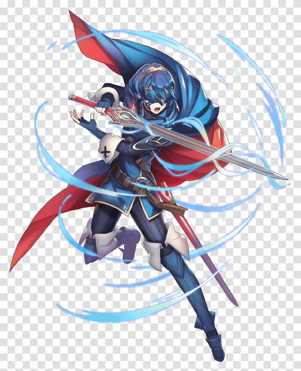 Masked Marth Lucina Fire Emblem Heroes, Graphics, Manga, Comics, Book Transparent Png