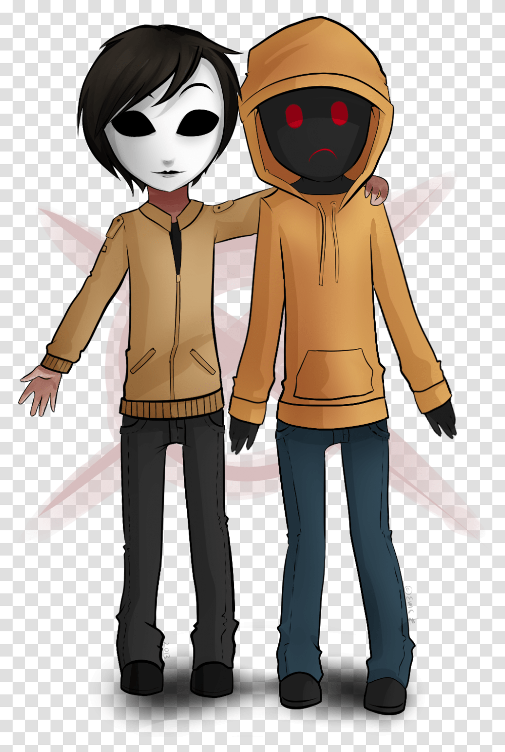 Maskey And Hoodie, Sweatshirt, Sweater, Person Transparent Png