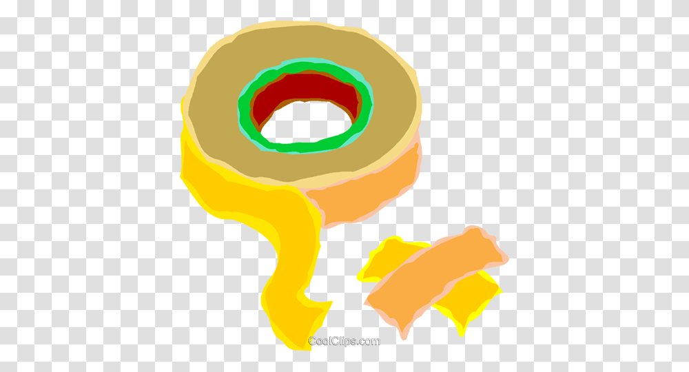 Masking Tape Royalty Free Vector Clip Art Illustration, Food, Bread, Sweets, Confectionery Transparent Png
