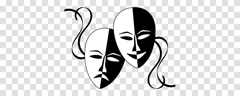 Masks Emotion, Stencil Transparent Png