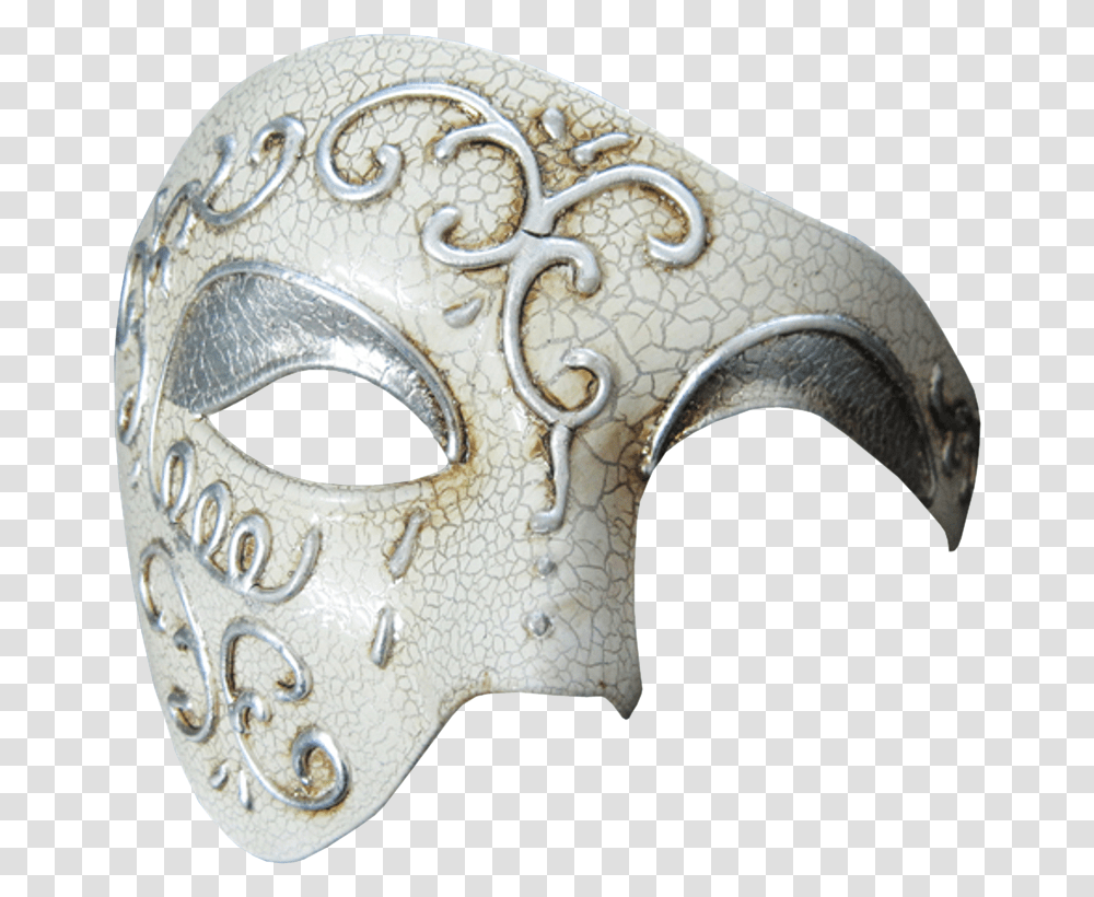 Masks Half Face Half Face Masquerade Mask, Bronze Transparent Png