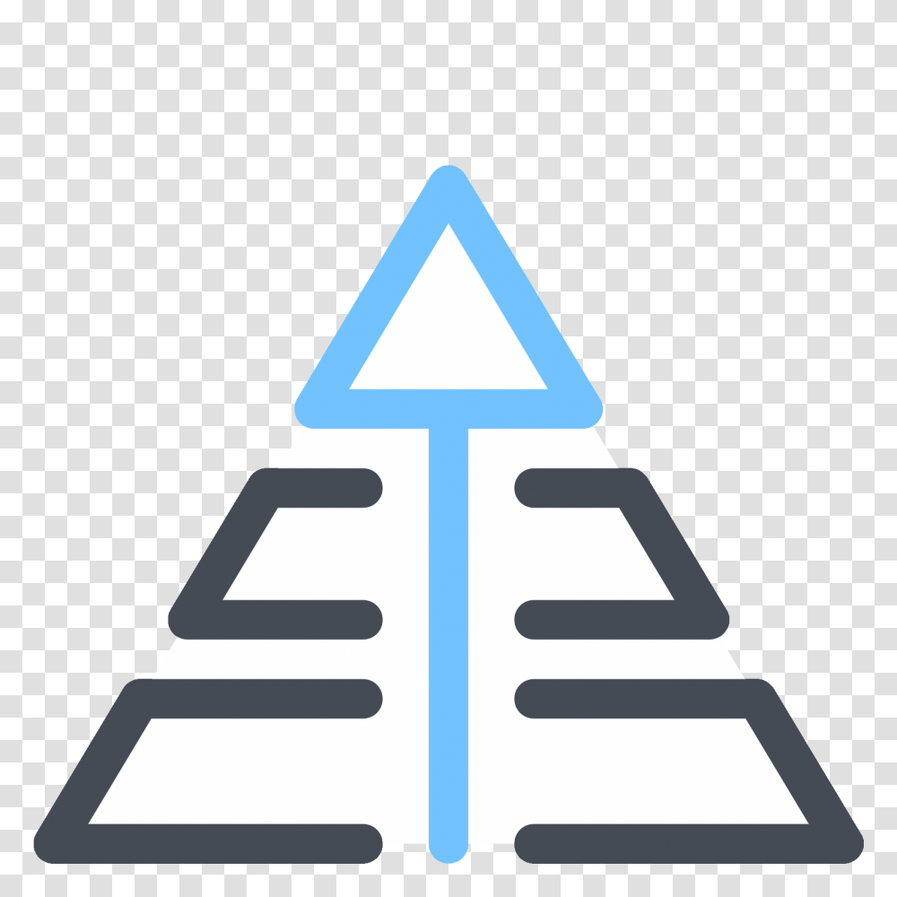Maslow Pyramid Icon, Triangle Transparent Png