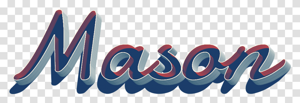 Mason 3d Letter Name Graphic Design, Label Transparent Png