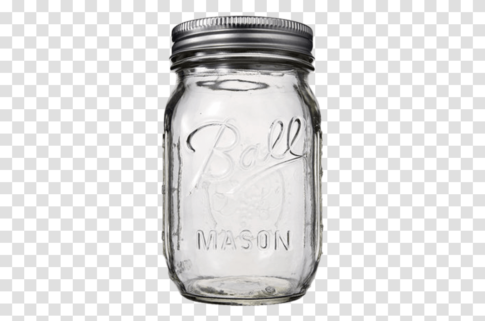 Mason Jar Glass, Vase, Pottery Transparent Png
