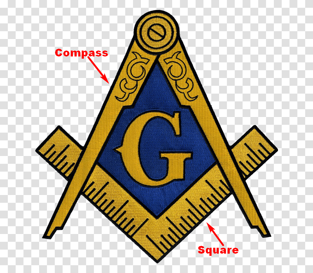 Masonic Square And Compass, Logo, Trademark, Triangle Transparent Png