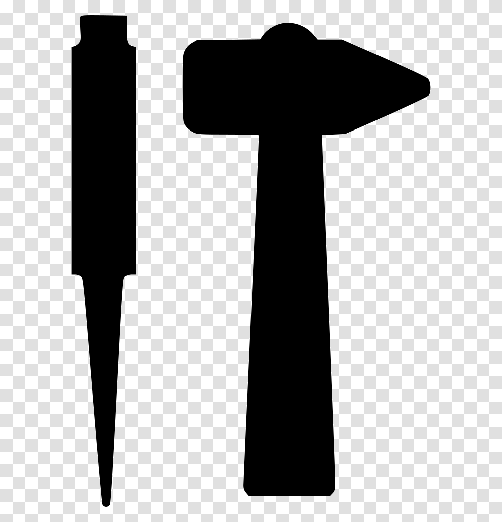 Masonry Tools Icon, Fork, Cutlery, Axe, Tarmac Transparent Png