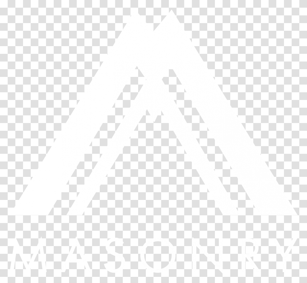Masonry White Trans Triangle, Stencil, Sword Transparent Png
