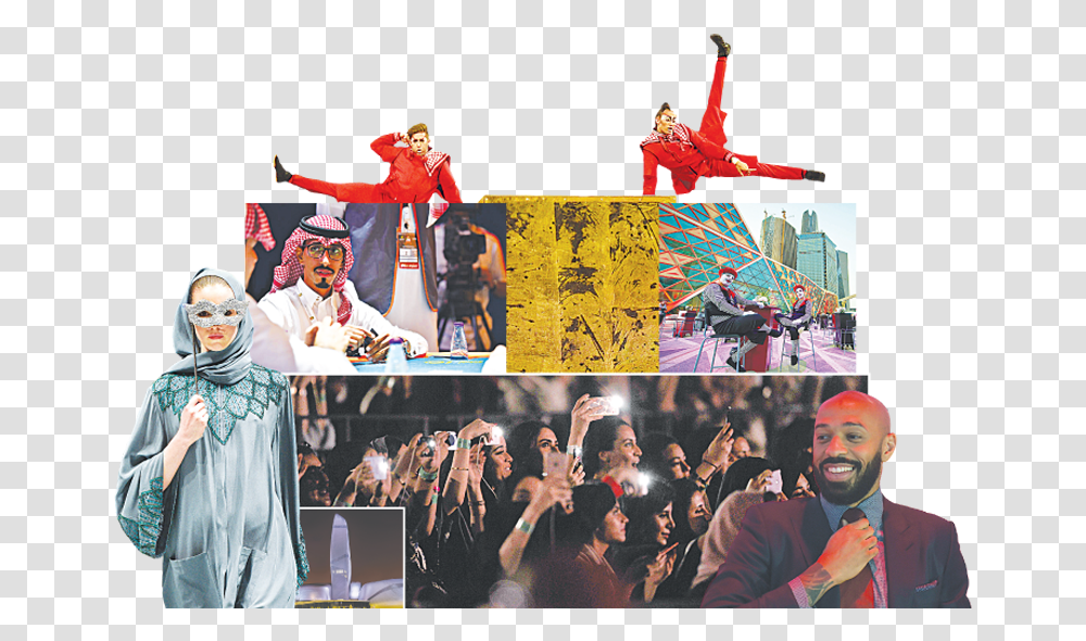 Masquerade Ball Cultural Change Saudi, Person, Collage, Poster, Advertisement Transparent Png