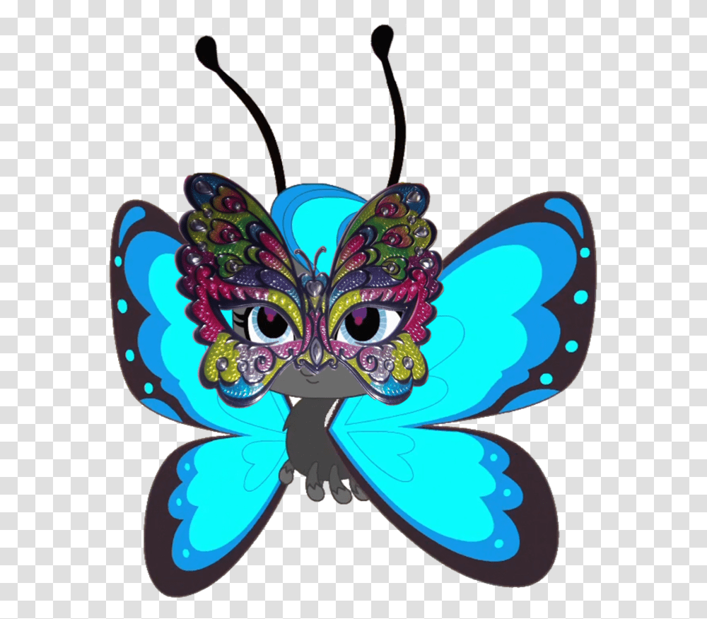 Masquerade Butterfly Clipart Download Butterfly, Pattern, Ornament, Crowd, Carnival Transparent Png