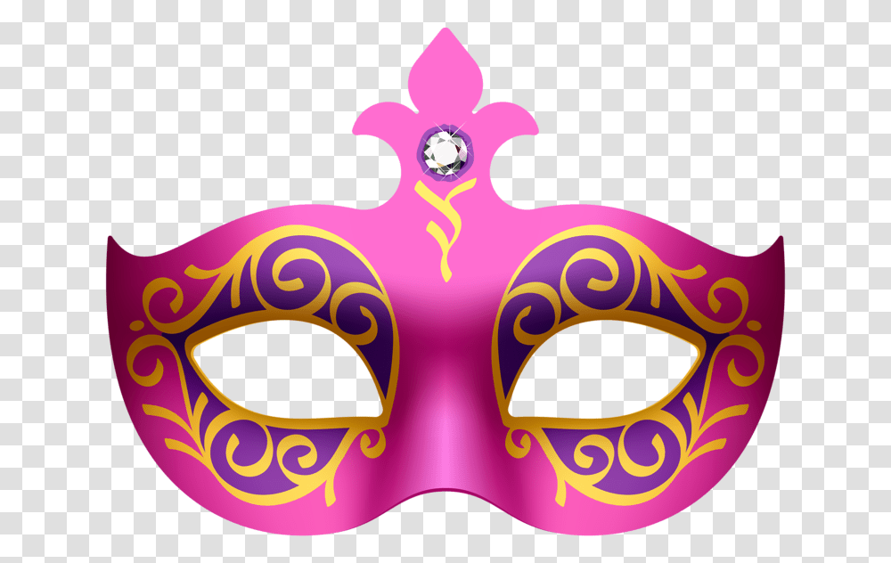 Masquerade Clipart Pink, Mask Transparent Png