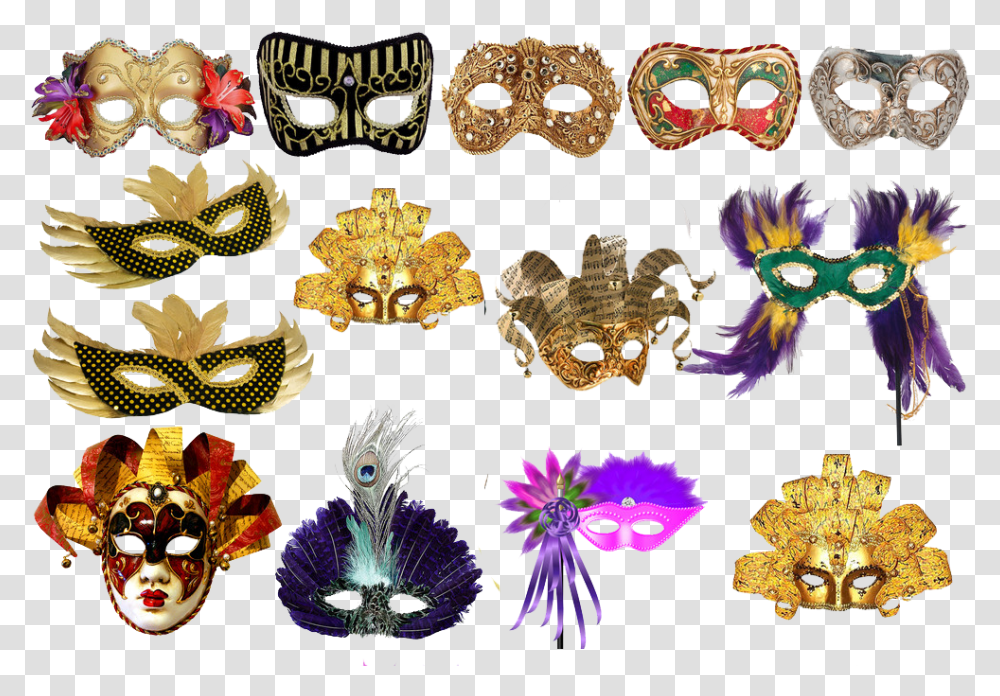 Masquerade Halloween Ball Mask Carnival Free Carnival Masks, Parade, Crowd, Sunglasses, Accessories Transparent Png