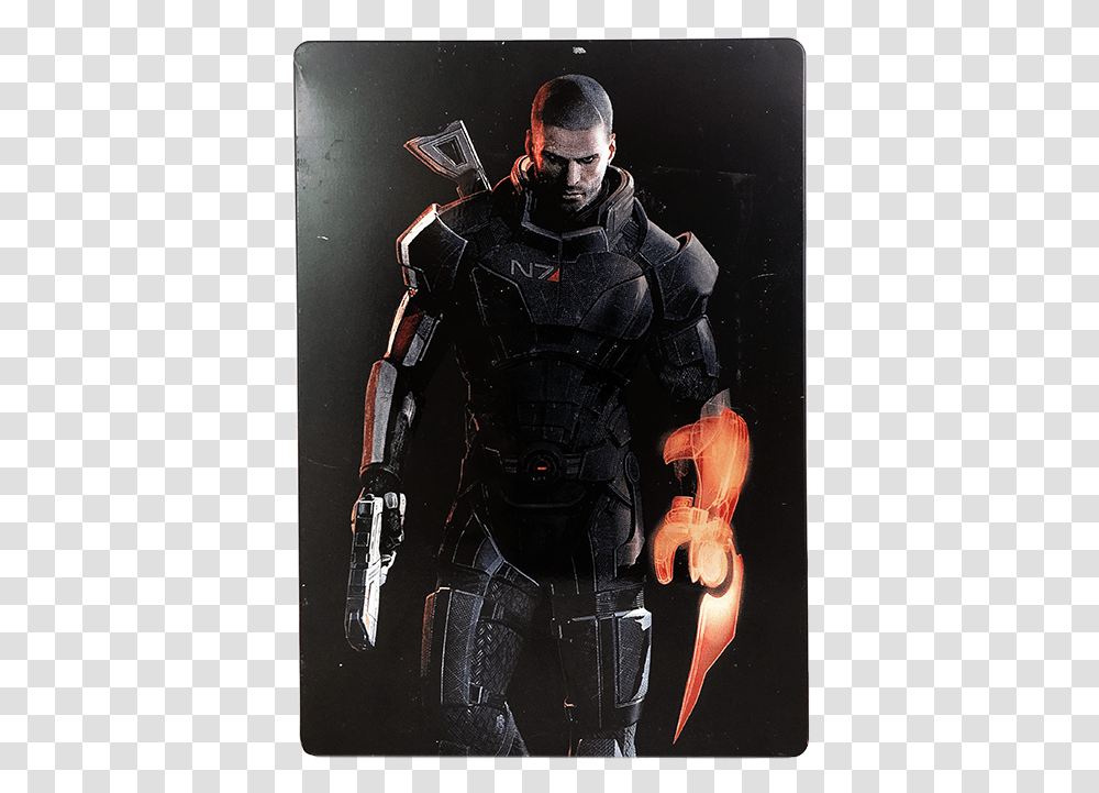 Mass Effect 3 Steelbook, Person, Motorcycle, Vehicle, Transportation Transparent Png